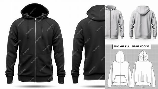 6170+ Zipper Hoodie Mockup Free Easy Editable