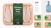 6172+ Chicken Packaging Mockup Advanced Editable PSD