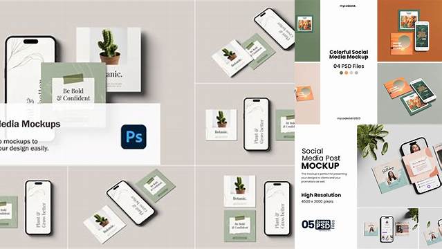 6172+ Free Social Media Mockups Creative Design Resource