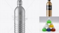 6174+ Metallic PET Bottle with Sport Cap Professional Design PSD