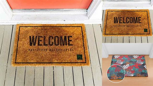 6176+ Doormat Mockup Free Download Download PSD Now