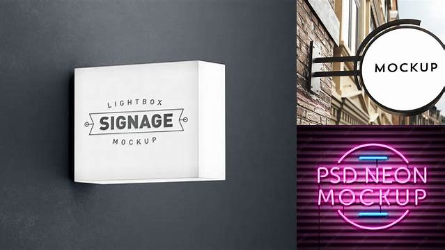 6185+ Mockup Neon Box Psd For Free Download