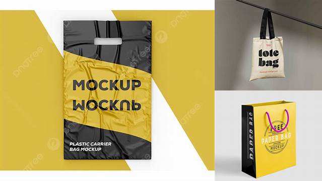 6186+ Beach Bag PSD Mockup Front View Smart Layer Mockup Free