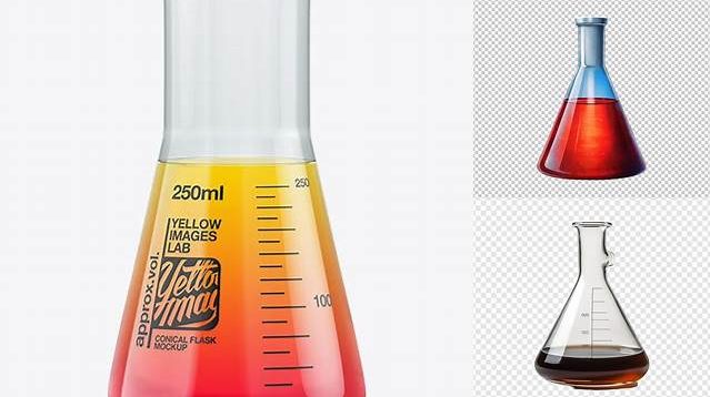 6194+ Conical Flask PSD Mockup PSD Free Download