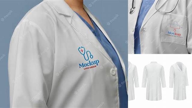 6194+ White Coat Mockup Editable PSD File