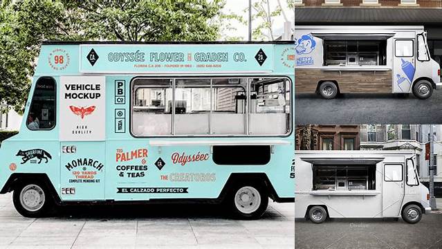 6197+ Food Truck PSD Mockup Front View Customizable PSD Templates