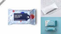 6198+ Wet Wipes Mockup Free Premium PSD Freebie