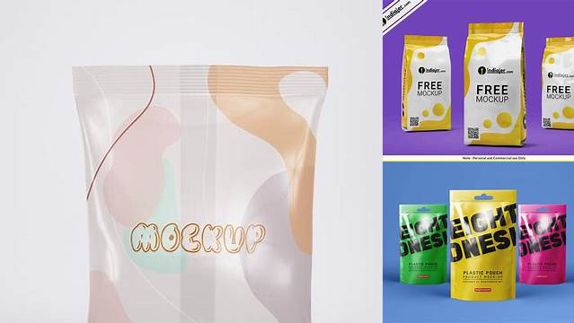 6199+ Transparent Plastic Packaging Mockup PSD Download