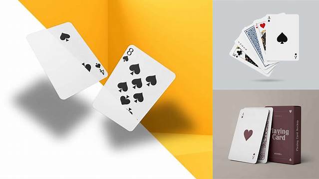 6201+ Playing Card Mockup Smart PNG Image