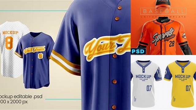 6203+ Baseball Uniform Mockup Download Free