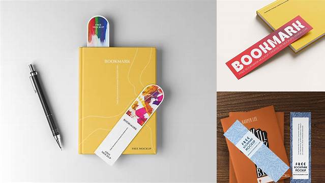 6204+ Bookmark Mockup Free Creative Design Resource