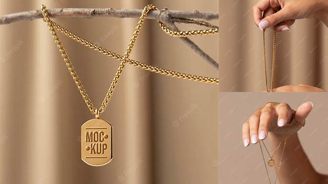 6207+ Necklace Mockup Elegant Photoshop Mockup