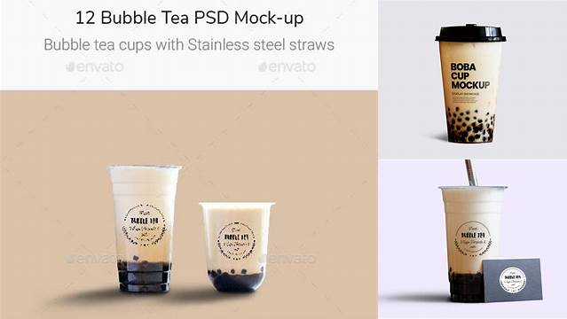 6209+ Boba Cup Mockup Best for Showcase