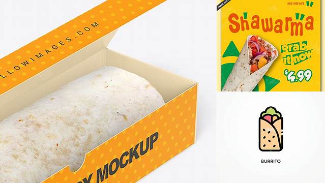 6210+ Burrito Mockup Easy Editable