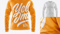 6211+ Men’s Jersey with Eyelet Mesh Fabric PSD Mockup Exclusive Editable PSD File