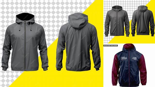 6214+ Mockup Windbreaker Free PSD