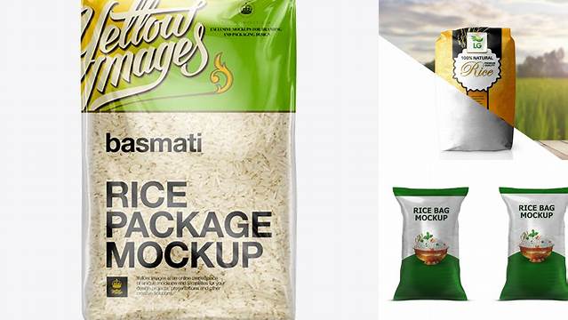 6222+ 25kg Rice Bag Mockup PSD Download