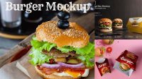 6228+ Burger Mockup Free Professional Design PSD