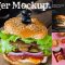 6228+ Burger Mockup Free Professional Design PSD