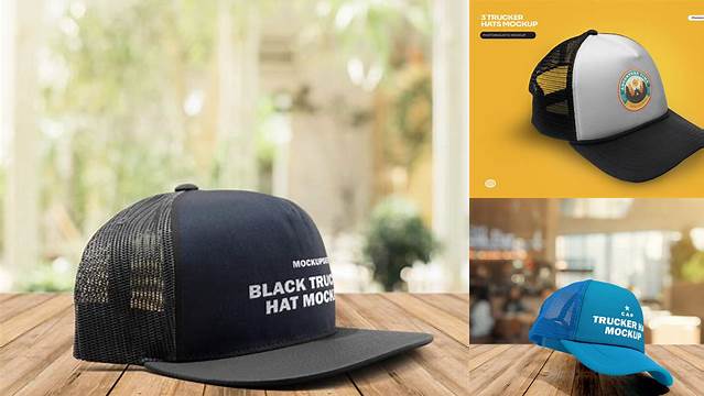 6228+ Trucker Hat Mockup Free Best for Showcase