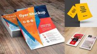 6228+ Two Flyers PSD Mockup Editable Design PSD File