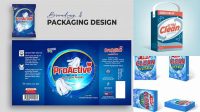 6230+ Detergent Powder Packaging Design Psd Best for Showcase