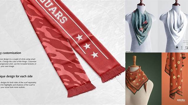 6231+ Scarf Mockup Free Download PSD Download