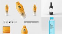 6232+ Glossy Ceramic Drink Bottle PSD Mockup Easy-to-Use PSD Template