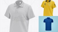 6233+ Mens Polo HQ PSD Mockup Half-Turned View Free Creative Design