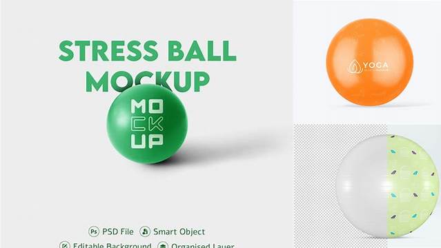 6233+ Stress Ball Mockup Free Premium Quality PSD Freebie