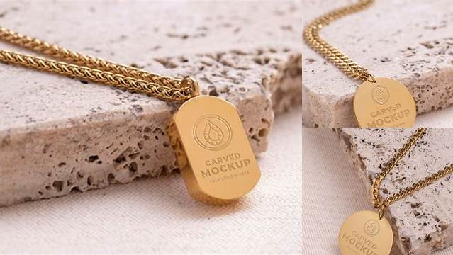 6234+ Necklace Mockup High-Quality PSD