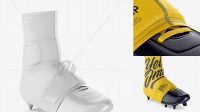 6239+ Cleat Sleeve PSD Mockup Half Side View Include TIFF