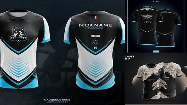 6239+ Template Jersey Esport Free PSD