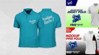 6242+ Mockup Polo Shirt Cdr Include TIFF