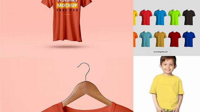 6252+ Free Download Mockup Kaos Anak Cdr Download Premium Free PSD