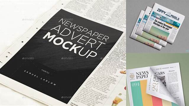 6254+ Newspaper Ad Mockup Professional Graphic PSD Download