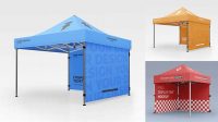 6257+ Display Tent with Two Walls PSD Mockup Digital Resource Free Download