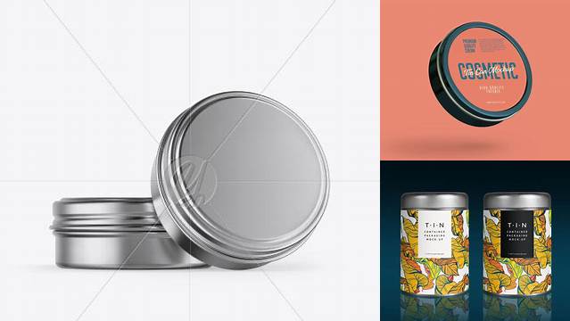 6259+ Two Tin Jars PSD Mockup Layered PSD File Free Download