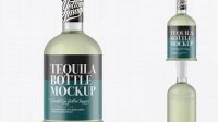 626+ Frosted Bottle With Joven Tequila PSD Mockup Free Downloadable PSD