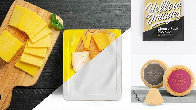 6266+ Plastic Container with Cheese PSD Mockup High-Quality Digital Mockup Resource