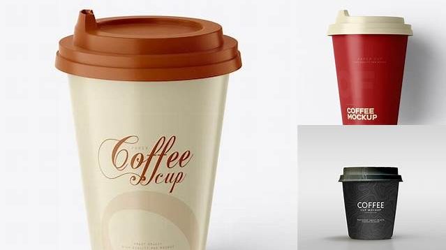 6268+ Glossy Small Coffee Cup PSD Mockup Front View Easy-to-Edit PSD