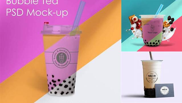 6271+ Boba Tea Mockup For Free Download