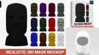 6271+ Ski Mask Mockup Best Free Mockup PSD