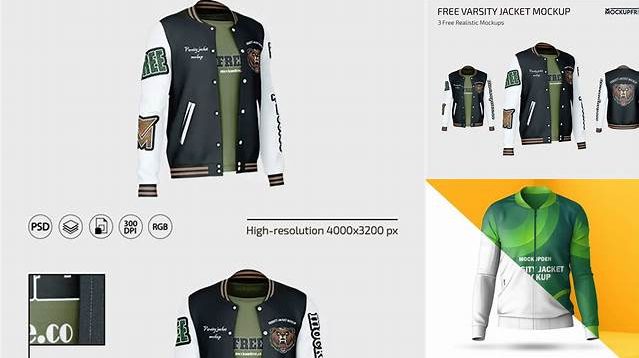 6271+ Varsity Jacket Mockup Psd Free Download Free PSD