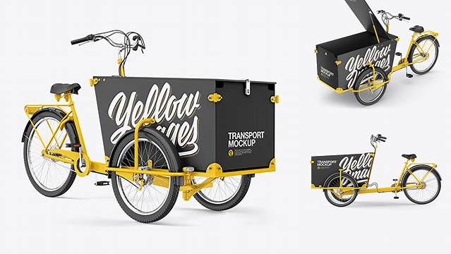 6275+ Cargo Bike Mockup Smart Layer PSD