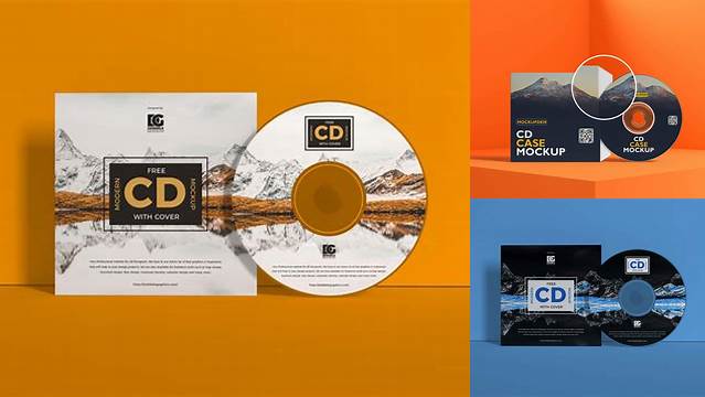 6277+ Cd Cover Mockup Free Mockup PSD