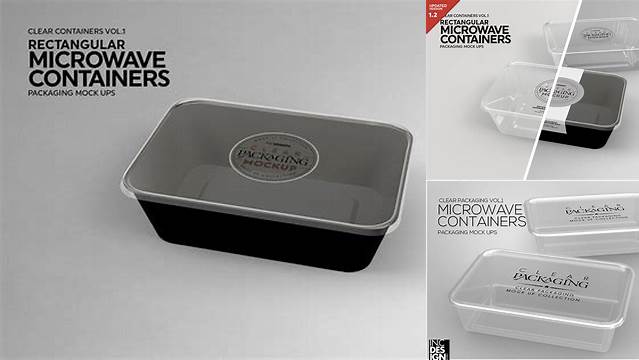 6281+ Microwave Container Mockup Free Smart PNG Image