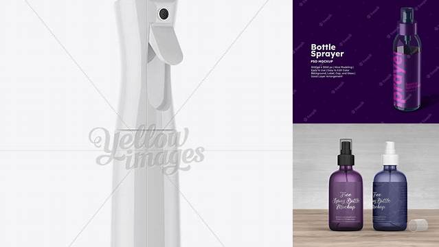 6289+ 300ml Plastic Sprayer PSD Mockup Professional PSD Mockup