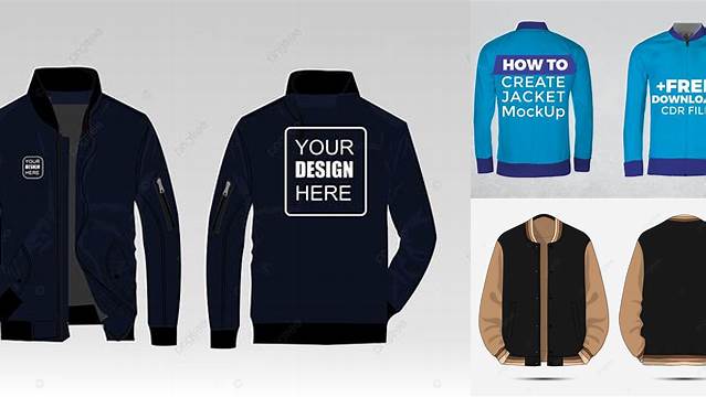 6294+ Download Mockup Jaket Easy Editable