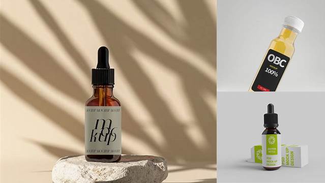 6298+ Cbd Oil Mockup Free PSD